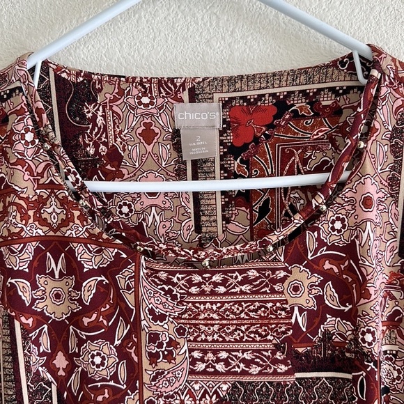 Chico’s Patchwork Hardware Tunic - Picture 7 of 9